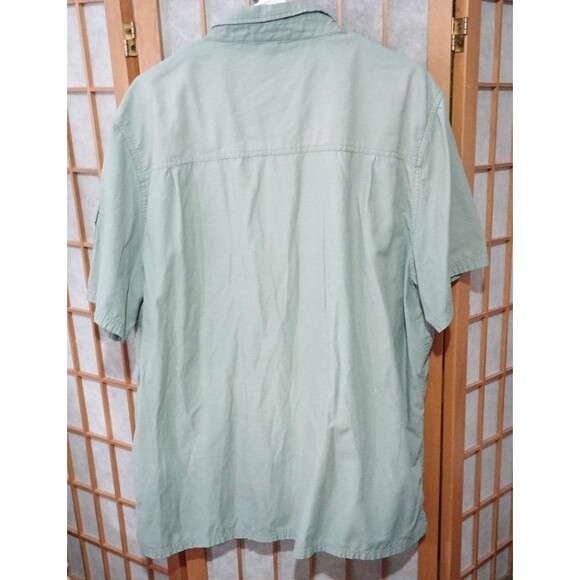 Field & Stream XXL Outdoorsman Shirt – Light Olive Green – Multi-Pocket Utility - Picture 4 of 14